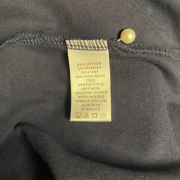 Denim & Co Navy Blue Polo Dress, XS, Pre-owned - Picture 6 of 6